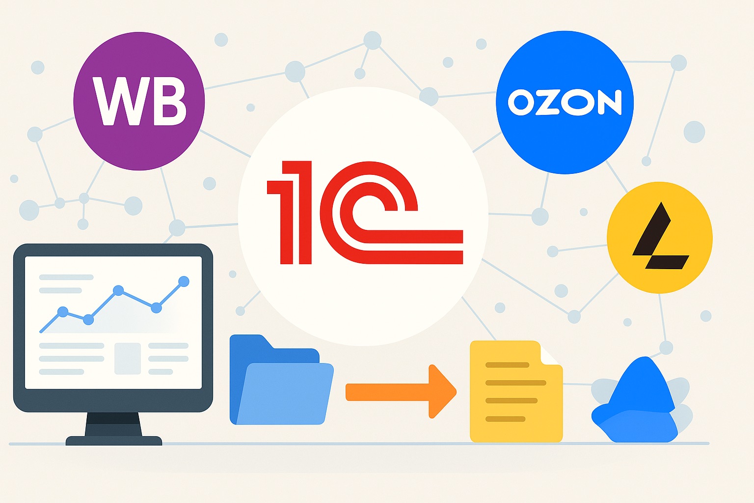 Интеграция 1С с маркетплейсами WildBerries, Ozon, Yandex Market